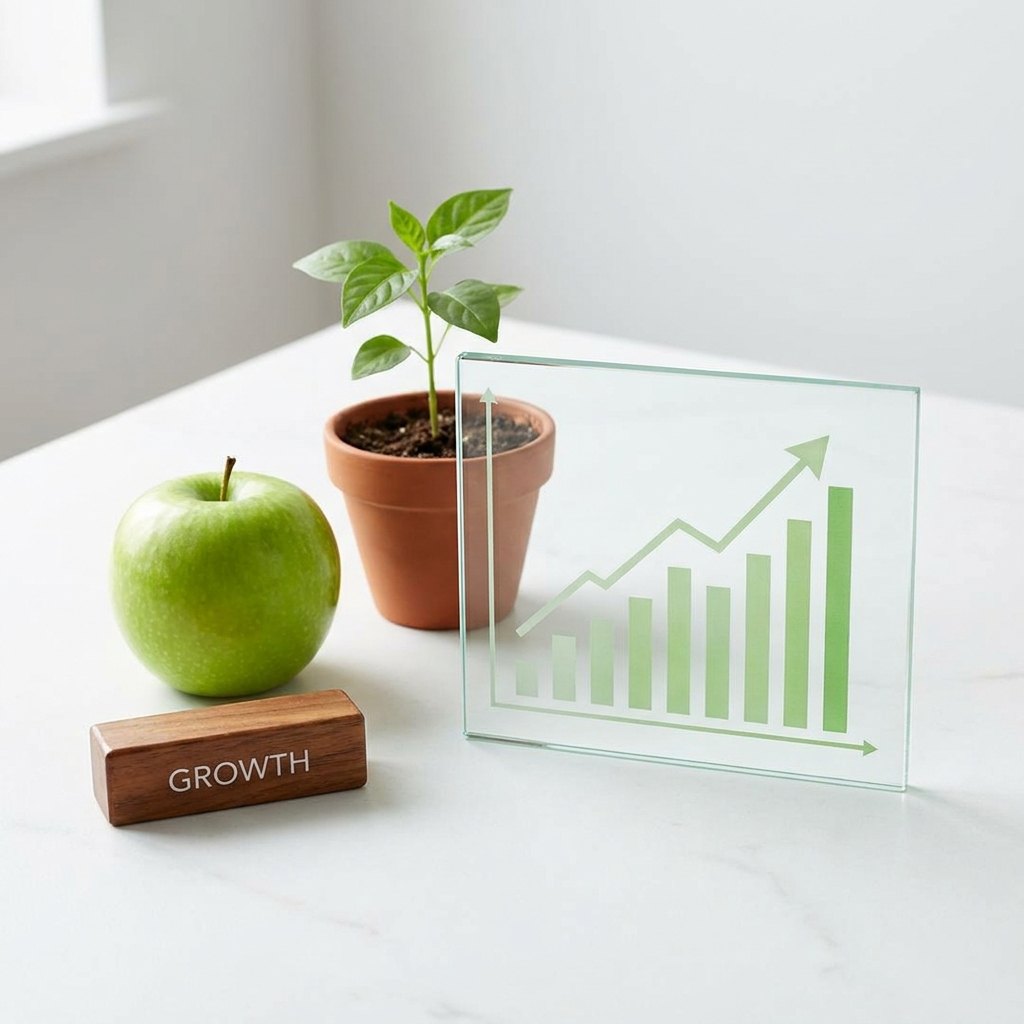 Healthy, steady business cash flow visualised